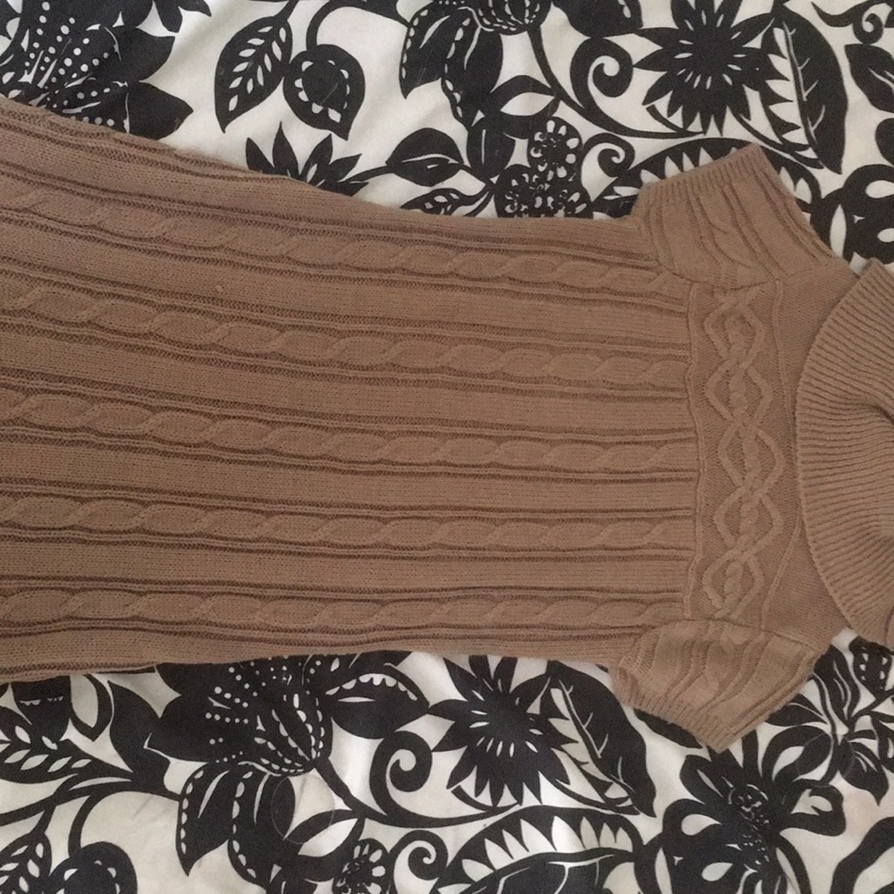 Thick warm sweater dress